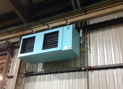 Factory heating supply and installations